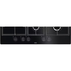 AEG HKB75820NB 6000 Series 75cm Gas On Glass Hob