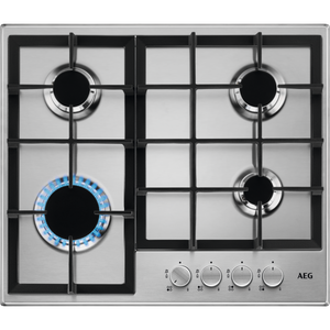 AEG HGE64200SM 3000 Series 60cm Slim line Gas Hob