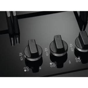 AEG HKB75820NB 6000 Series 75cm Gas On Glass Hob