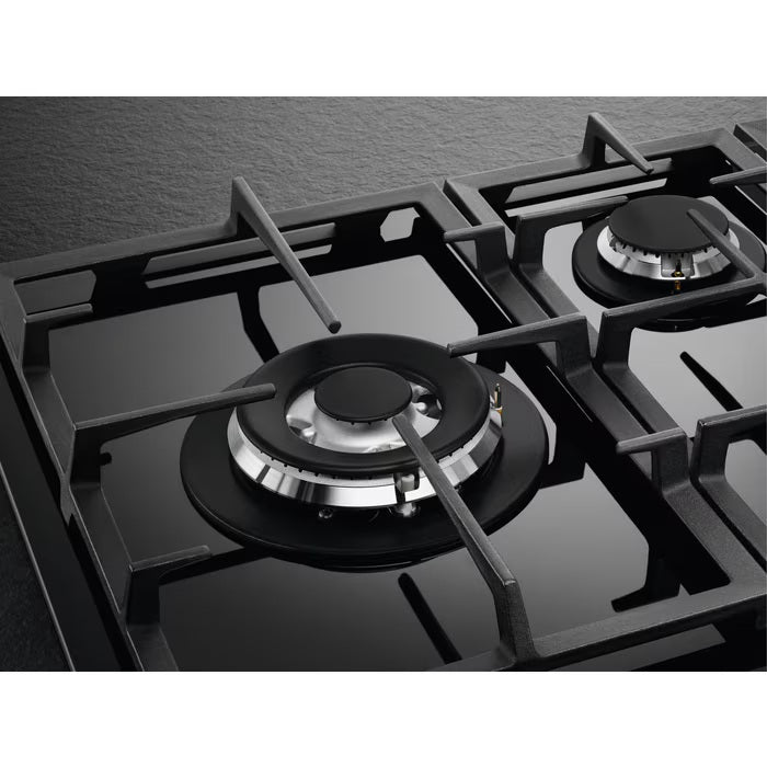 AEG HKB75820NB 6000 Series 75cm Gas On Glass Hob