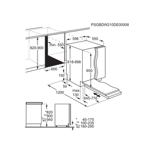 AEG FSS53637Z 6000 Series Integrated Full Size Dishwasher