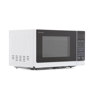 Sharp R272WM 20 Litre Single Microwave White - DB Domestic Appliances