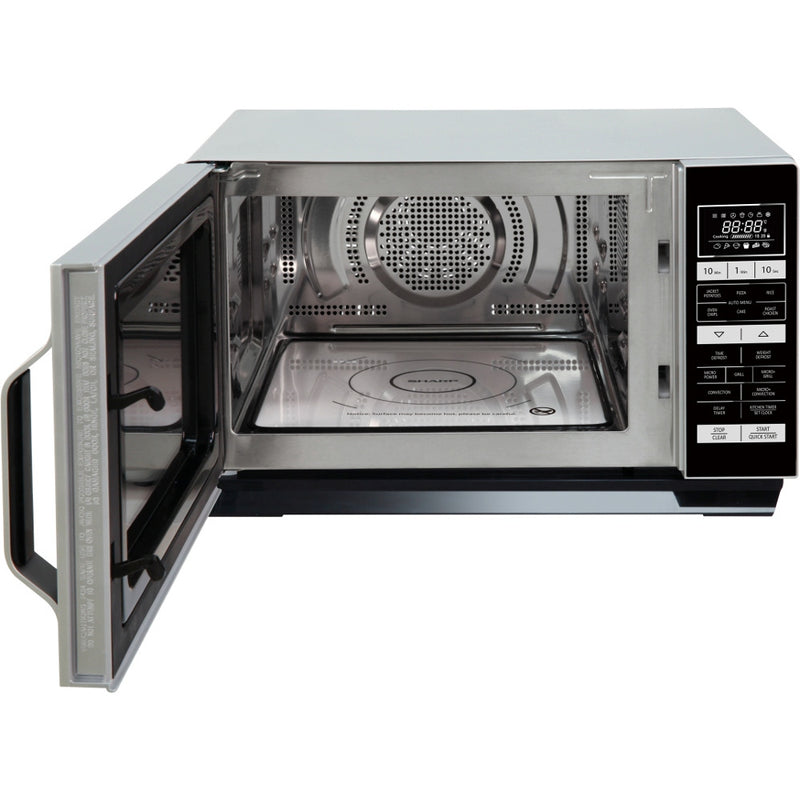 Sharp R860SLM 25 Litre Combination Microwave Silver - DB Domestic Appliances
