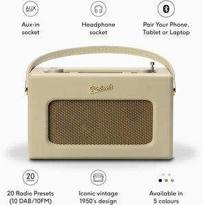 Roberts Radio Revival RD70 DAB Radio | Pastel Cream