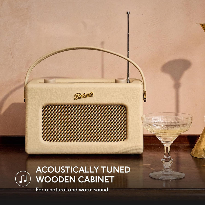 Roberts Radio Revival RD70 DAB Radio | Pastel Cream