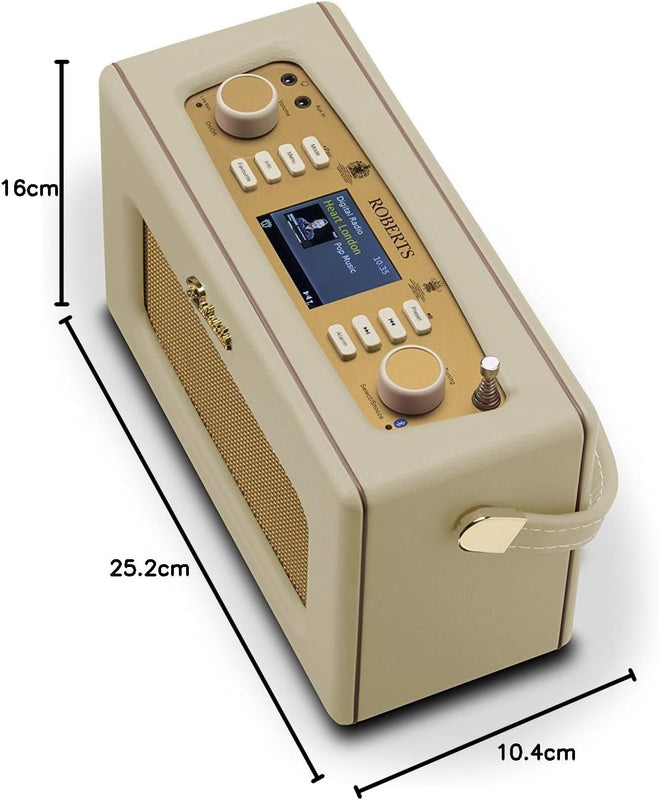 Roberts Radio Revival RD70 DAB Radio | Pastel Cream