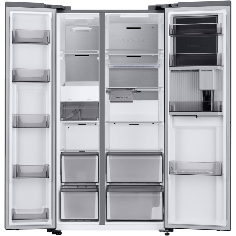 Samsung RH69CG895DS9 Series 9 Beverage Center Silver American Fridge Freezer
