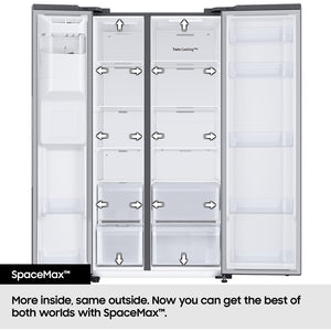 Samsung RH69CG895DS9 Series 9 Beverage Center Silver American Fridge Freezer