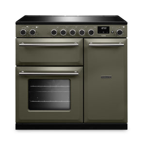 Rangemaster Aura AURA90EIPRBD/BN1 90cm Induction Range Cooker - River Bed with Brushed Nickel Trim