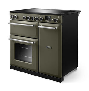 Rangemaster Aura AURA90EIPRBD/BN1 90cm Induction Range Cooker - River Bed with Brushed Nickel Trim