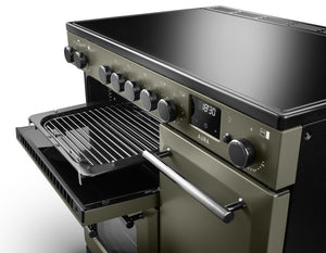 Rangemaster Aura AURA90EIPRBD/YX1 90cm Induction Range Cooker - River Bed with Onyx Trim