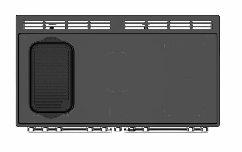 Rangemaster Nexus NEXO110EISTST/CM1 110cm Induction Range Cooker – Stainless Steel / Chrome Trim (A Rated)