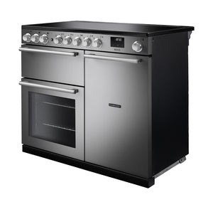 Rangemaster Nexus NEX100EISTST/CM1 100cm Induction Range Cooker – Stainless Steel / Chrome Trim (A Rated)