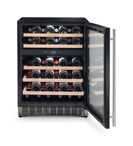 Rangemaster RDZ6046SS 60cm Wine Cooler - 46 Bottle Capacity - Stainless Steel & Stainless Steel Trim