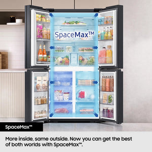 Samsung Series 7 RF50C532EB1/EU Black Stainless Non Plumbed American Fridge Freezer