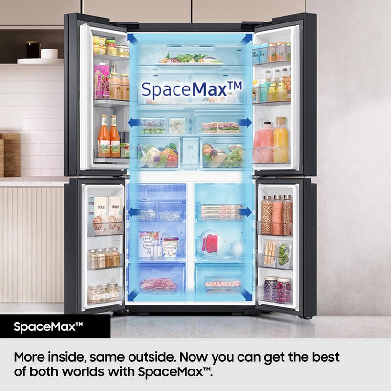 Samsung Series 7 RF50C532EB1/EU Black Stainless Non Plumbed American Fridge Freezer