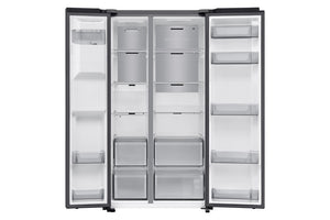 Samsung Bespoke AI Series 7 RS70F66KCFEU Black Plumbed American Fridge Freezer
