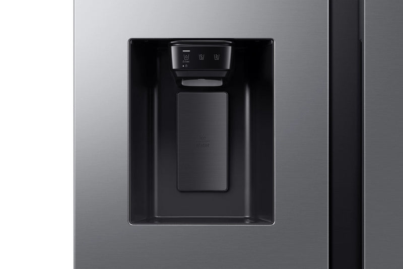 Samsung Bespoke AI Series 7 SpaceMax Silver Plumbed RS70F66KCTEU American Fridge Freezer