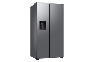 Samsung Bespoke AI Series 7 SpaceMax Silver Plumbed RS70F66KCTEU American Fridge Freezer