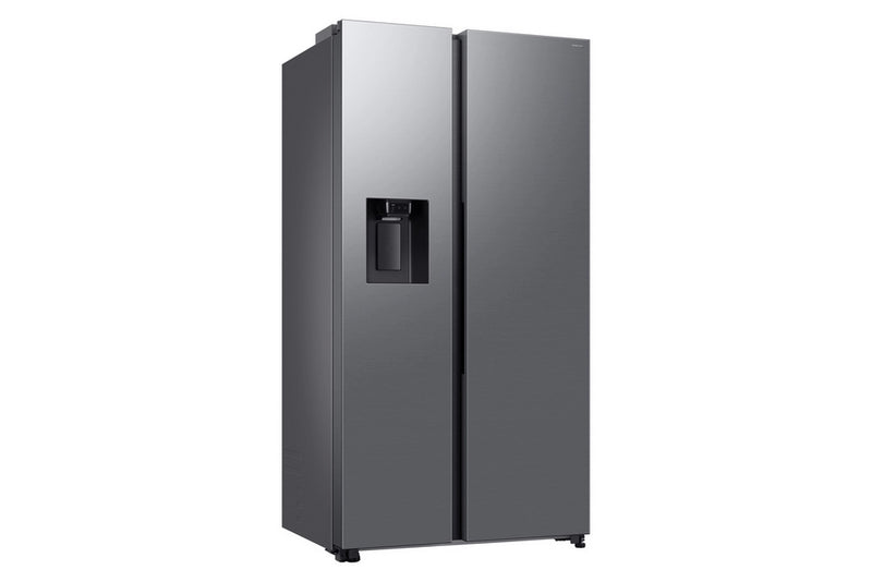 Samsung Bespoke AI Series 7 SpaceMax Silver Plumbed RS70F66KCTEU American Fridge Freezer