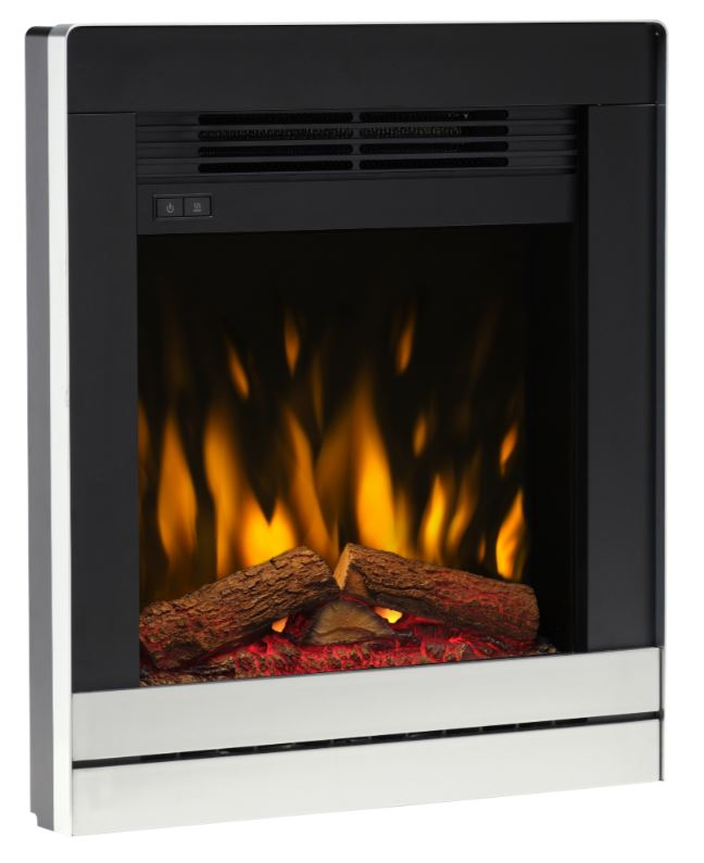 Dimplex Scala 16 Brushed Chrome Optiflame Inset Electric Fire