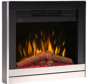 Dimplex Scala 22 Brushed Chrome Optiflame Inset Electric Fire