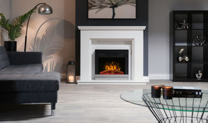 Dimplex Scala 22 Brushed Chrome Optiflame Inset Electric Fire