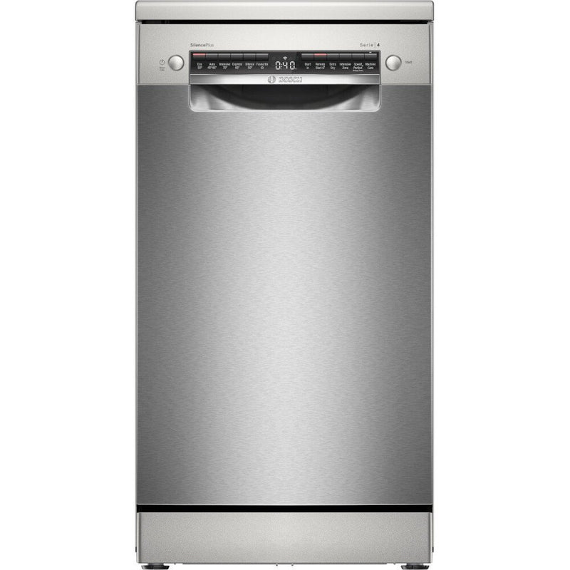Bosch SPS4HMI49G Silver Freestanding Slim Dishwasher