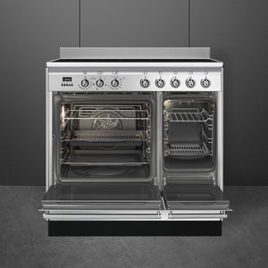 Smeg Concert Classic 90cm Ceramic Range Cooker SUK92CMX9 Stainless Steel