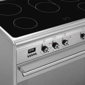 Smeg Concert Classic 90cm Ceramic Range Cooker SUK92CMX9 Stainless Steel