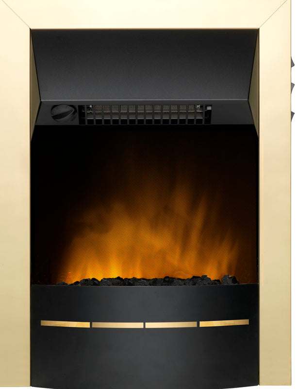 Dimplex SAV20BR Savena Ecolite Electric Inset Fire Brass - DB Domestic Appliances
