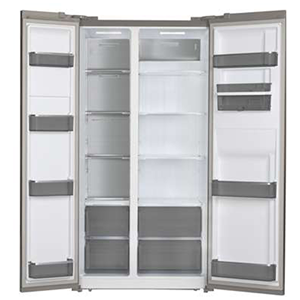 Tesla T582SBSB Black Non Plumbed American Fridge Freezer