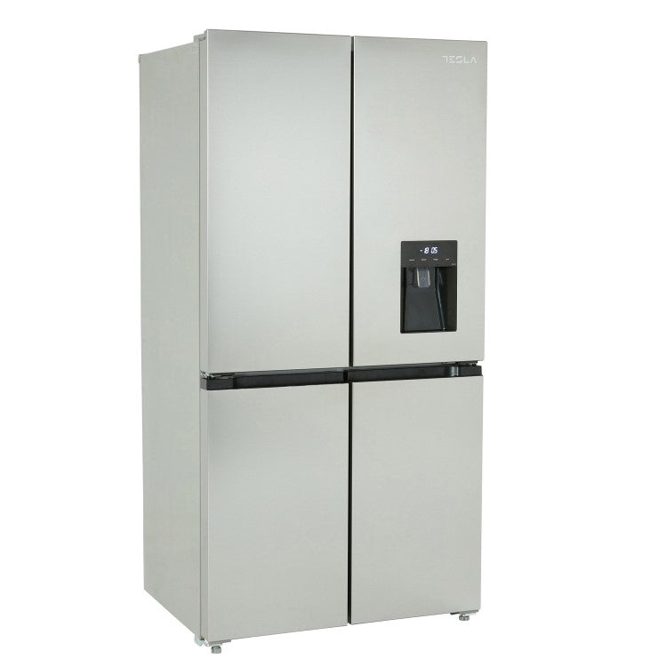 Tesla T560FDX Inox Non Plumbed American Fridge Freezer
