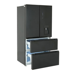 Tesla T571FRDB Black Non Plumbed American Fridge Freezer