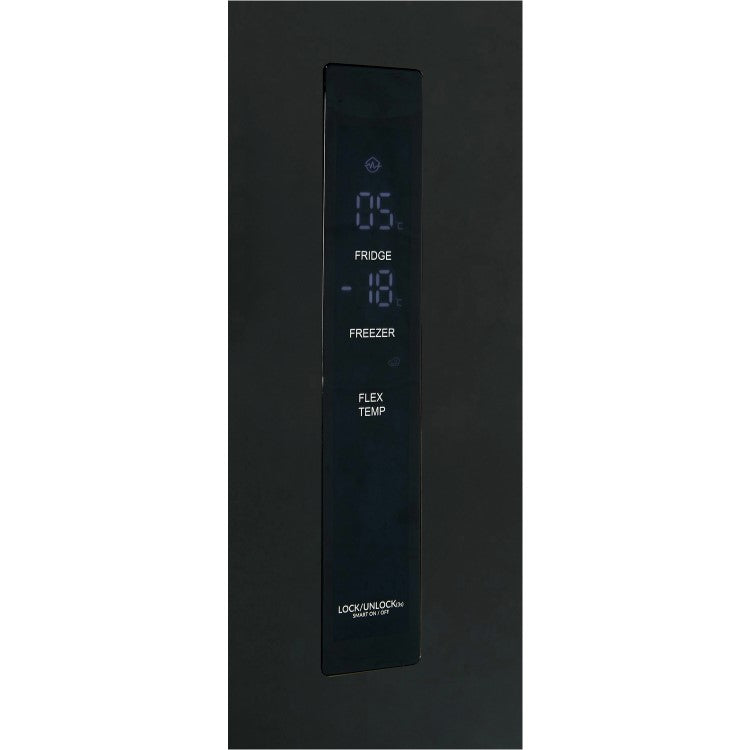 Tesla T571FRDB Black Non Plumbed American Fridge Freezer