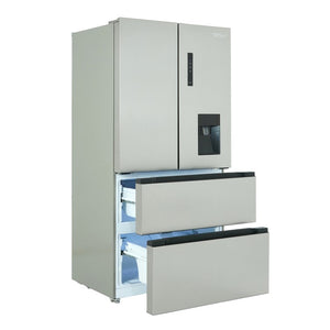 Tesla T571FRDX Inox Non Plumbed American Fridge Freezer