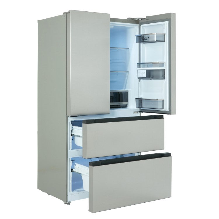 Tesla T571FRDX Inox Non Plumbed American Fridge Freezer