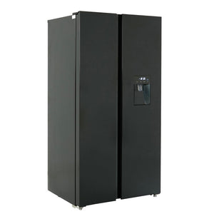 Tesla T582SBSB Black Non Plumbed American Fridge Freezer