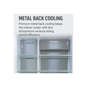 Tesla T571FRDX Inox Non Plumbed American Fridge Freezer