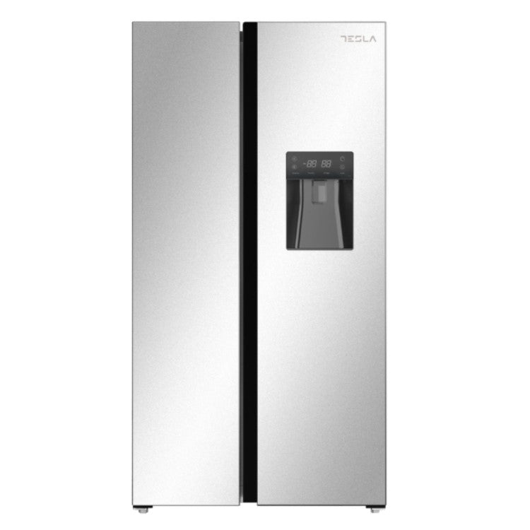 Tesla T582SBSX Inox Non Plumbed American Fridge Freezer