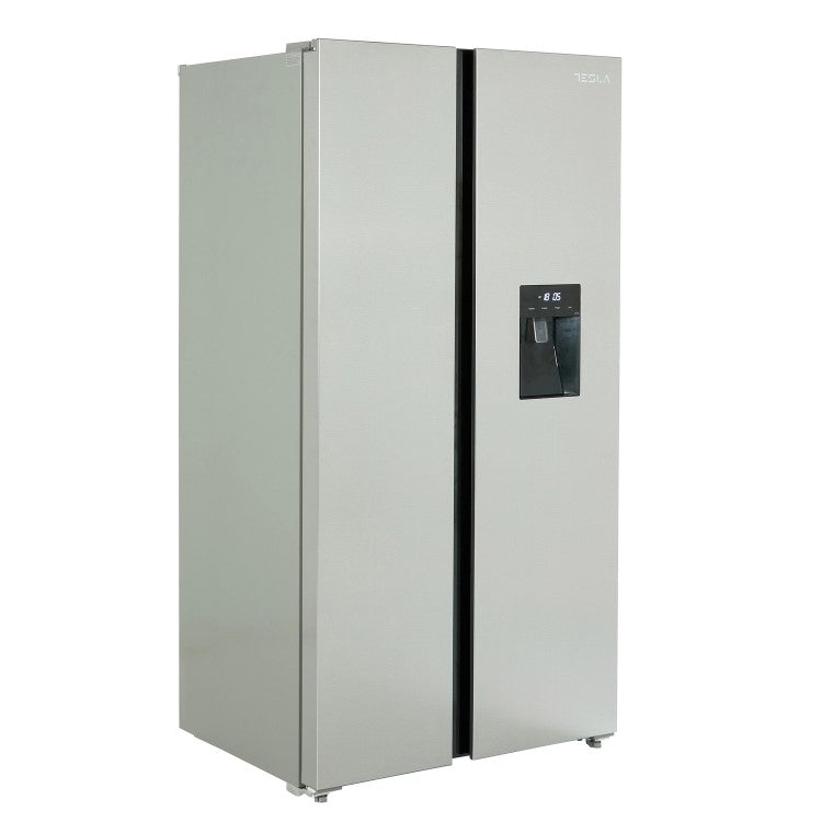 Tesla T582SBSX Inox Non Plumbed American Fridge Freezer
