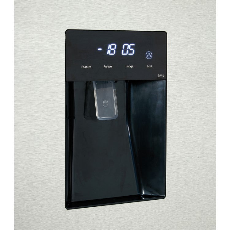 Tesla T582SBSX Inox Non Plumbed American Fridge Freezer