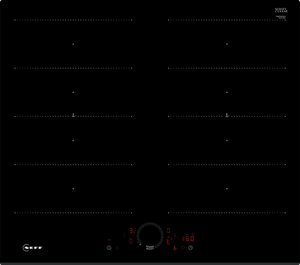 Neff N70 T66FHX4L0 60cm Black Induction Hob