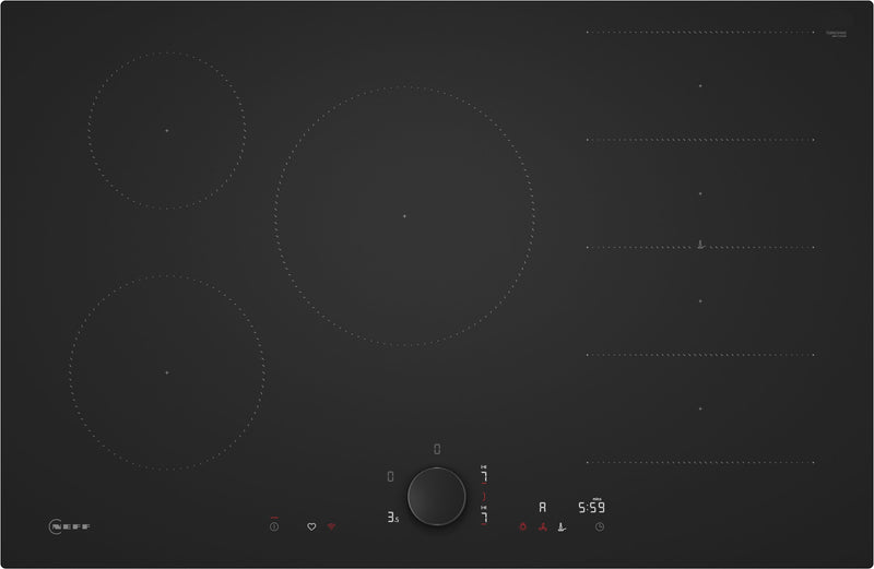 Neff N90 T68NUV4A0 80cm Induction Hob Matt Black