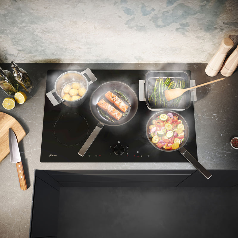 Neff N90 T68NUV4A0 80cm Induction Hob Matt Black