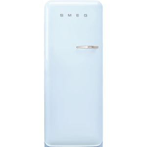 Smeg FAB28LPB6UK 50's Style Left Hand Hinge Retro Tall Fridge with Ice Box