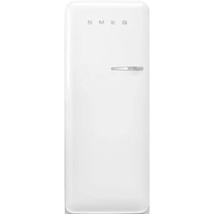Smeg FAB28LWH6UK 50's Style Left Hand Hinge Retro Tall Fridge with Ice Box