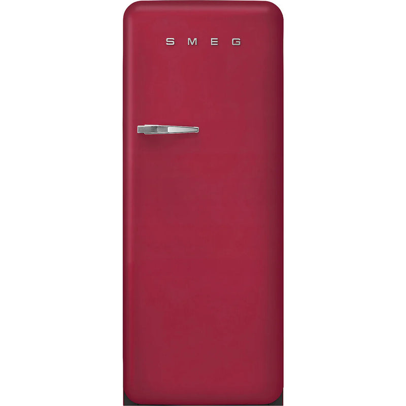 Smeg FAB28RDRB6 50's Style Right Hand Hinge Retro Tall Fridge with Ice Box