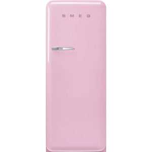 Smeg FAB28RPK6 50's Style Right Hand Hinge Retro Tall Fridge with Ice Box