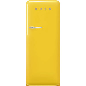 Smeg FAB28RYW6 50's Style Right Hand Hinge Retro Tall Fridge with Ice Box